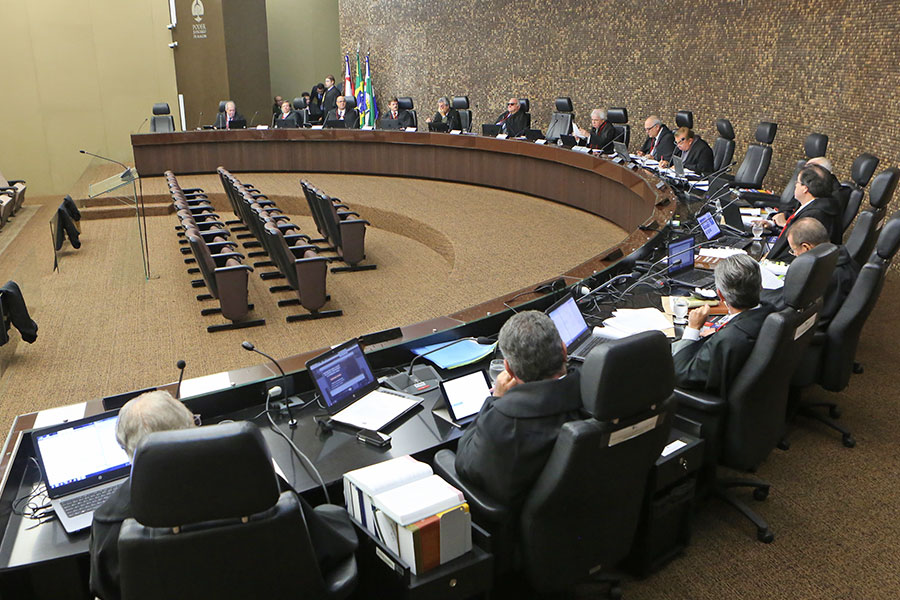 Pleno do Tribunal de Justia de Alagoas, em sesso no dia 14 de fevereiro.