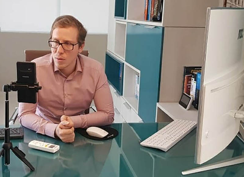 Juiz Anderson Passos conduziu audiência de instrução em escritório na sua residência, em Maceió