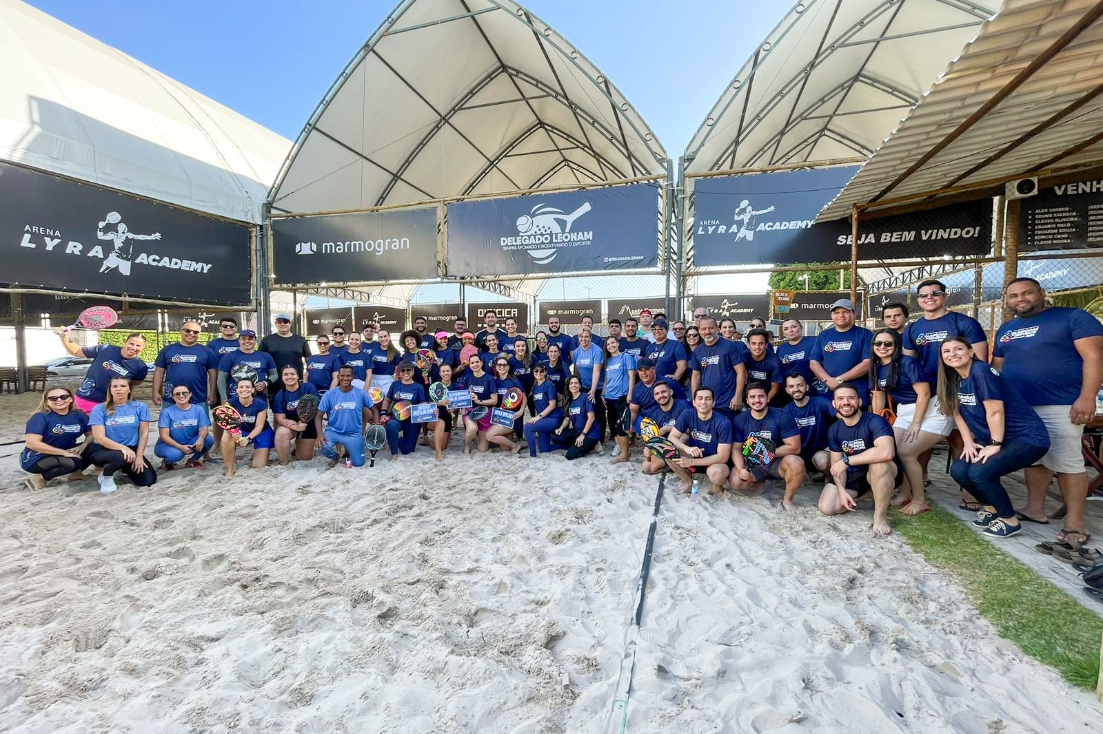 Cerca de 48 atletas participaram do Beach Tennis nas Olímpiadas dos Servidores do TJAL