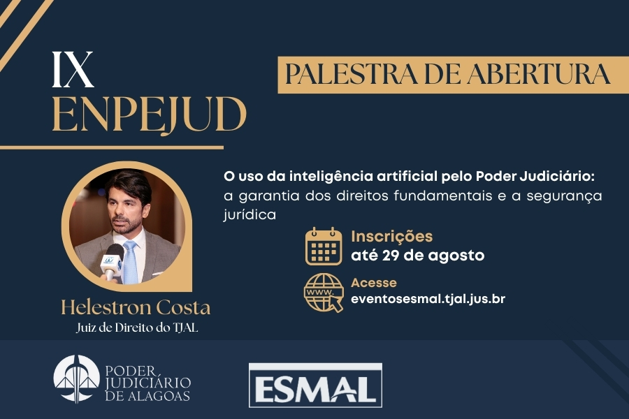 IX Enpejud: últimos dias de inscrições para ouvintes da palestra de abertura