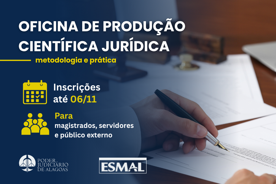80 vagas estão disponíveis, sendo 40 para servidores, 20 para magistrados e 20 para público externo.