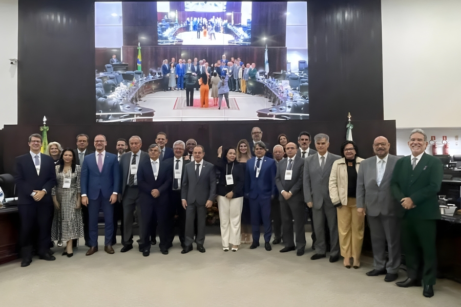 Juiz Alberto Jorge durante atividades do LXI Encontro do Copedem, realizado no TJPR.