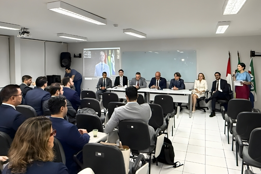 Presidente Fábio Bittencourt gravou mensagem em vídeo para novos magistrados.