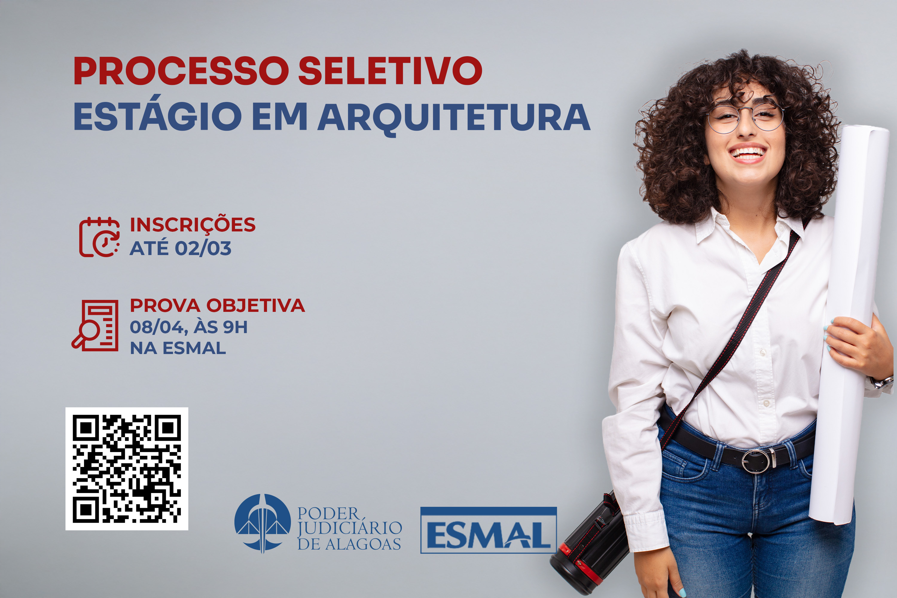 A seleção acontecerá em duas fases. A prova objetiva será aplicada na data provável de 8 de abril e a prova prática ocorrerá em 7 de maio.