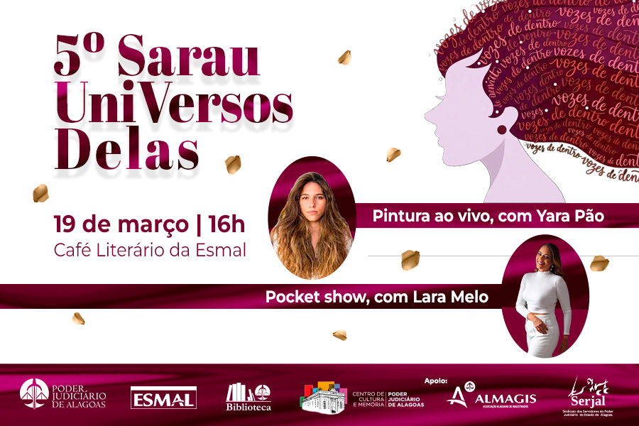 O Sarau disponibiliza 60 vagas; é necessário fazer inscrição.