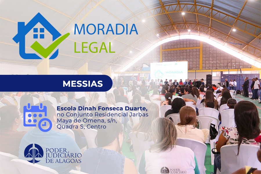 Moradia Legal beneficia população de Messias nesta sexta-feira (13)