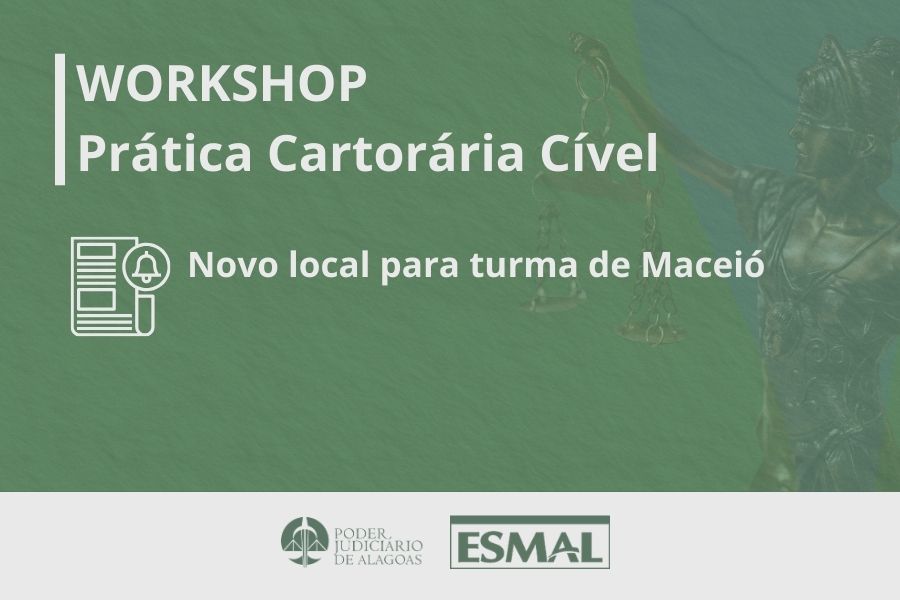 Formação acontecerá  nesta sexta-feira (13) no  Plenário Desembargador Gerson Omena Bezerra da sede do TJAL