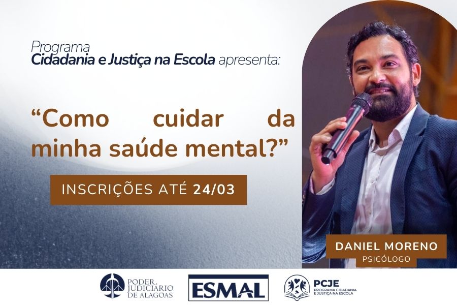 A palestra será realizada no miniauditório II da sede da Esmal, localizada na Rua Cônego Machado, 1061, Farol.