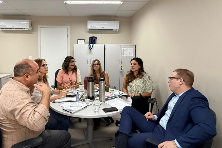 Representantes do PCJE e da Ceij planejaram ações do Maio Laranja, com foco no combate à violência contra crianças e adolescentes.