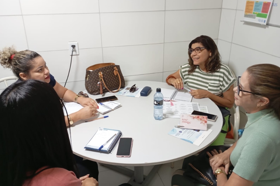 Representantes do PCJE, Lar São Vicente de Paulo e Proler se reuniram para alinhar as atividades do projeto Adote um idoso