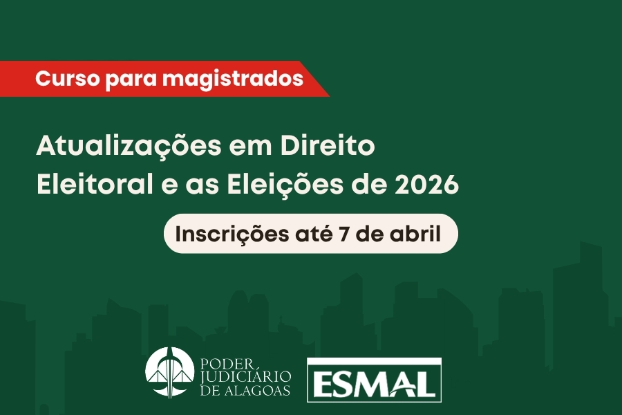 Formação abordará eleições de 2026 e será ministrada pelo juiz eleitoral Marcos Vinicius Linhares.
