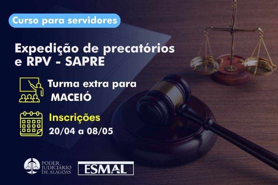 Nova turma amplia acesso à capacitação técnica na área de execução judicial.