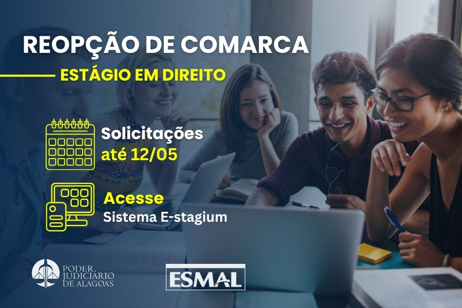 Estudantes terão até o dia 12 de maio para solicitar mudança de opção de comarca.
