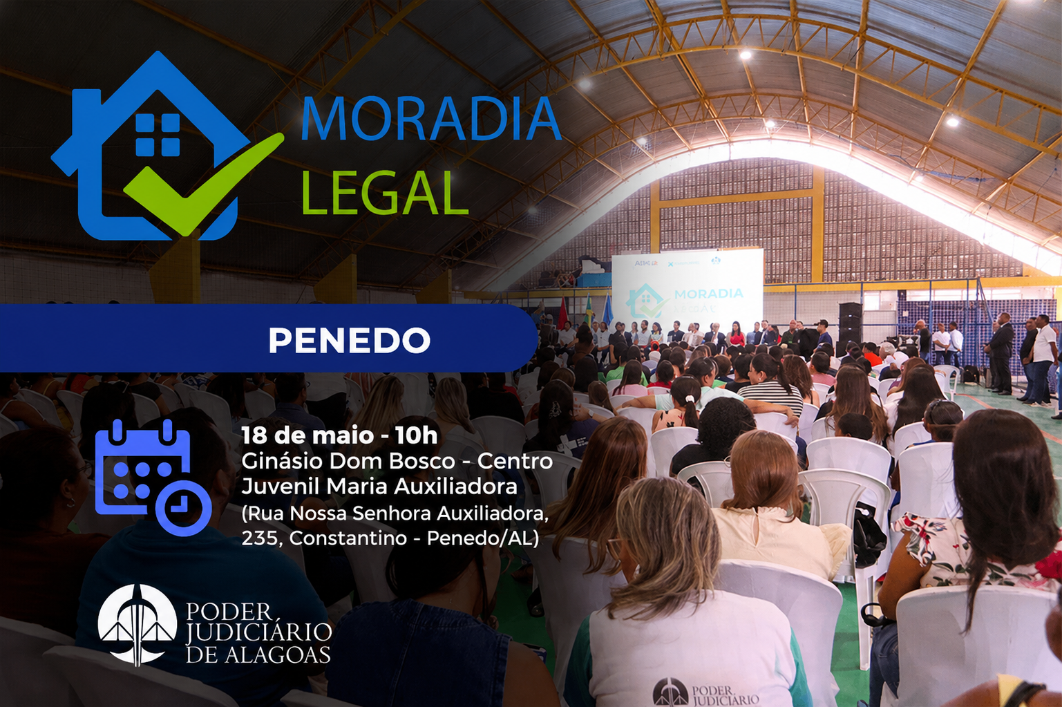 Moradia Legal regulariza 226 imóveis em Penedo nesta segunda-feira (18)