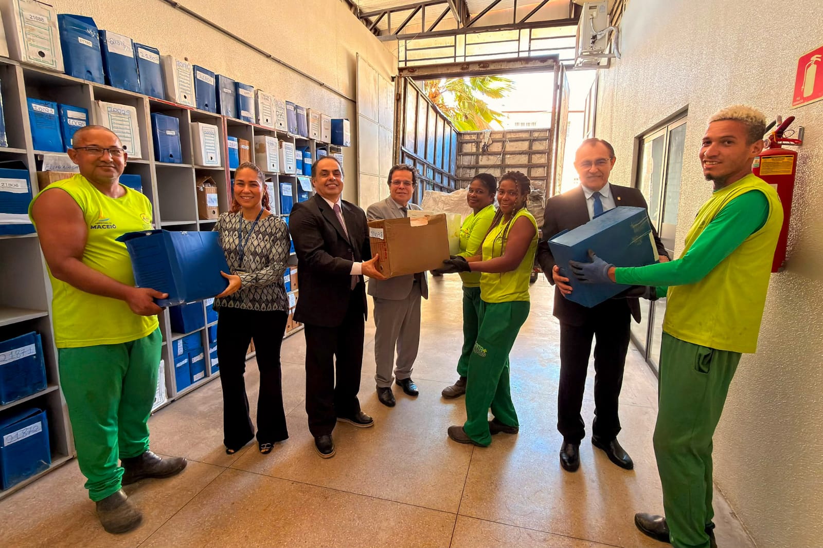 Processos e documentos do Arquivo foram descartados e encaminhados para reciclagem.