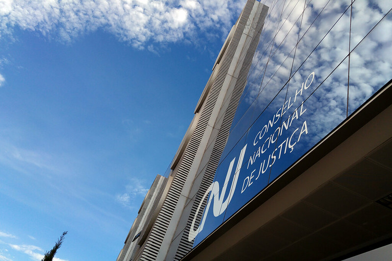 Fachada do Conselho Nacional de Justiça. Foto