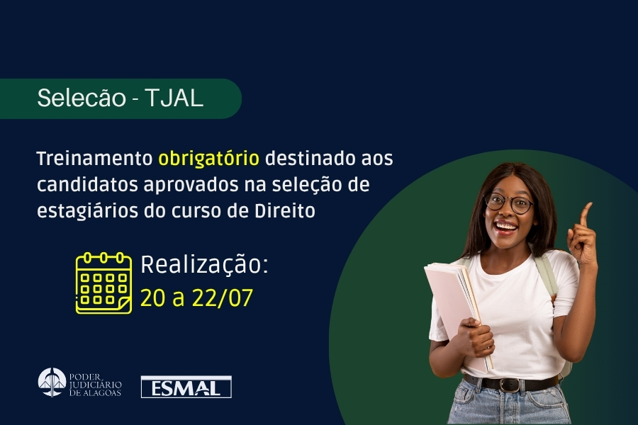Capacitação será realizada em formato híbrido entre os dias 20 e 22 de julho.