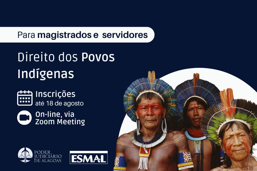 Inscrições devem ser feitas exclusivamente pelo Sistema de Eventos da Esmal até o dia 18 de agosto.