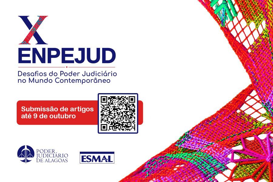 Os artigos podem ser enviados entre 2 de setembro e 9 de outubro, exclusivamente pelo sistema do Enpejud.