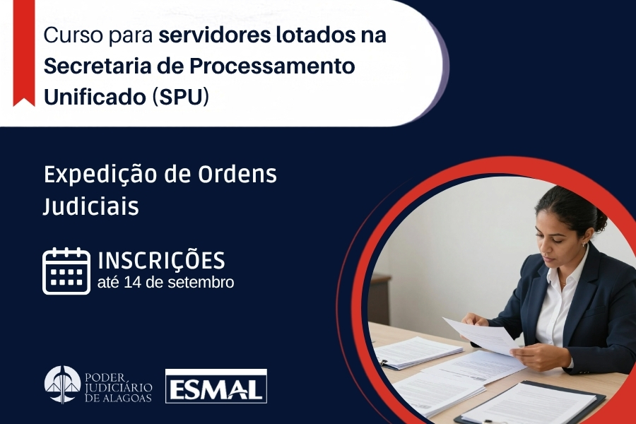 As inscrições podem ser realizadas até o dia 14 de setembro.