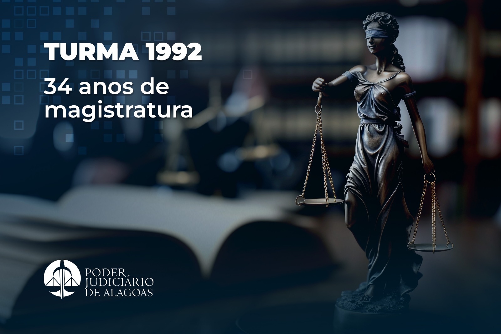 TJAL homenageia magistrados da turma de 1992 pelos 34 anos de magistratura