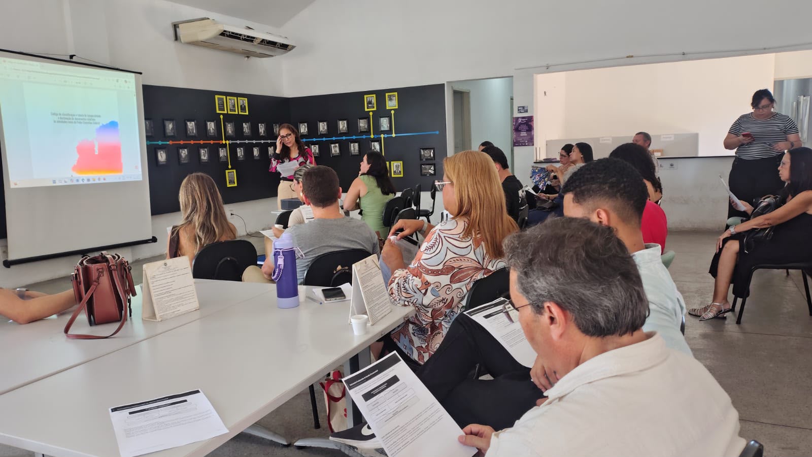 Arquivista do TJAL ministrou módulos da capacitação, que segue até 25 de novembro.