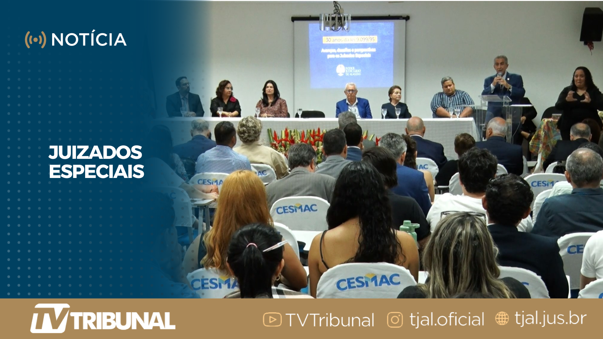 Judiciário celebra os 30 anos da Lei dos Juizados Especiais com evento em faculdade de Mac