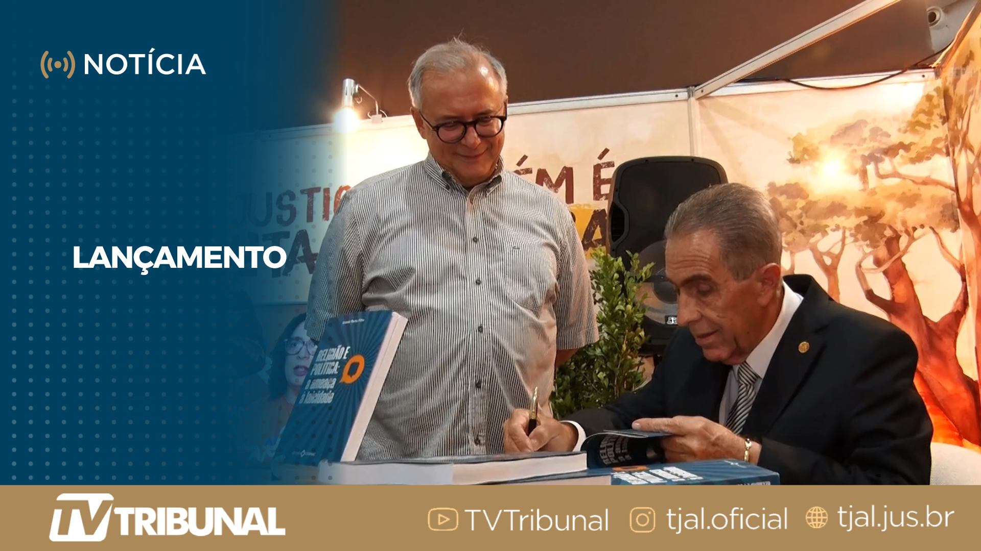 Desembargador Orlando Rocha lança livro sobre política e religião