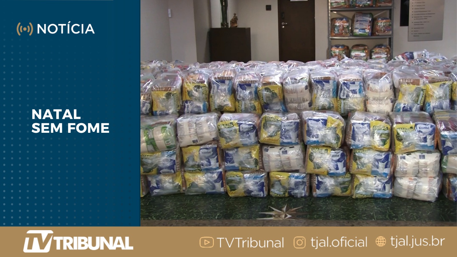 TJAL recebe 300 cestas básicas doadas pela Sococo