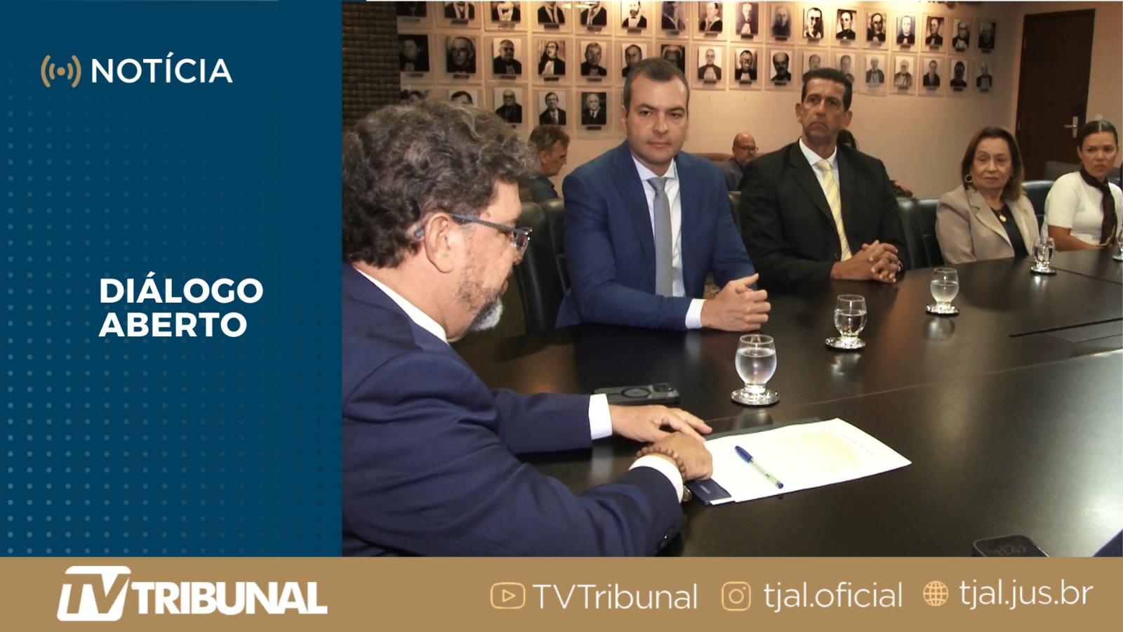 Presidente em exercício do TJAL recebe os novos integrantes da diretoria da Almagis