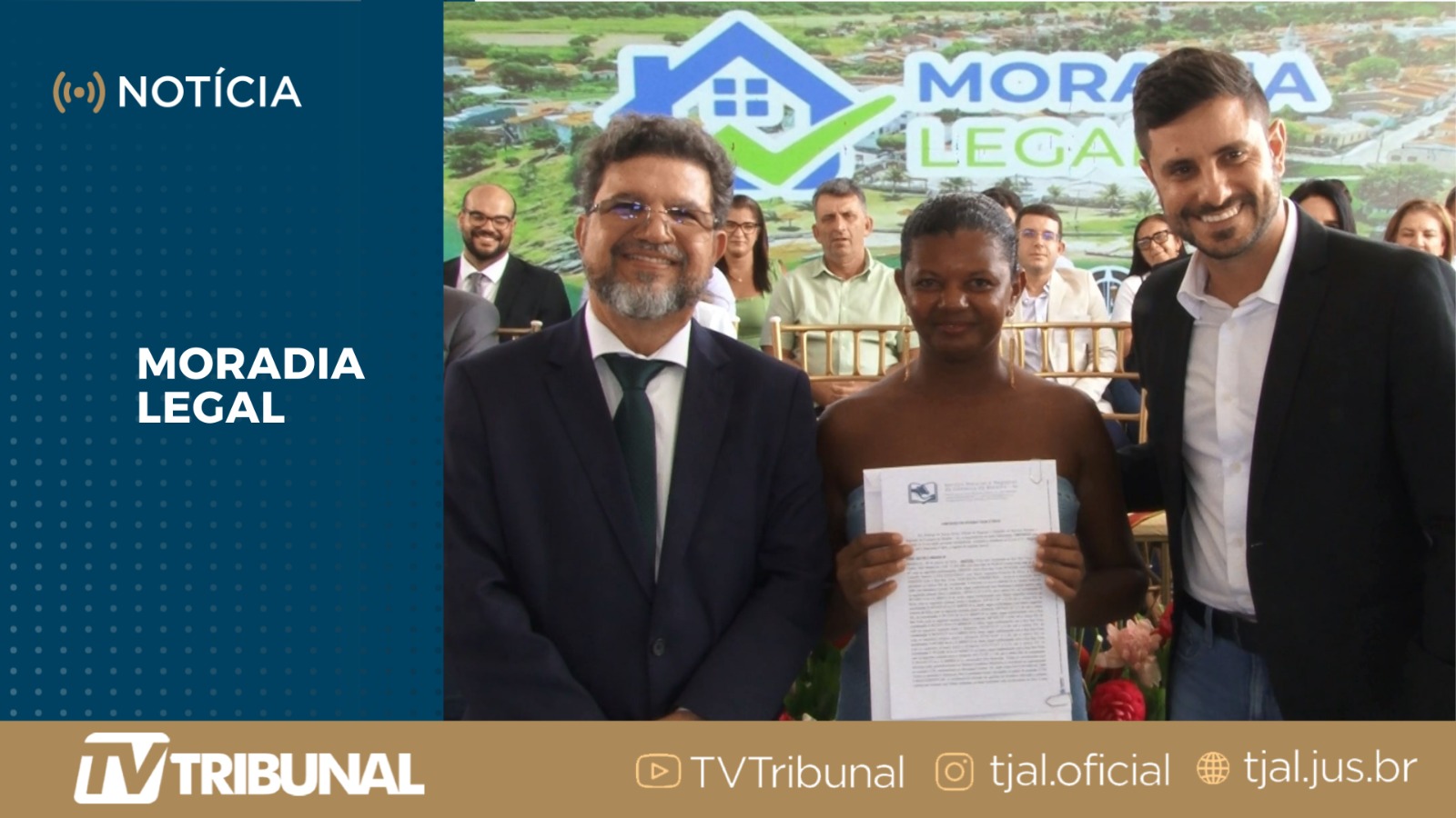 TJAL entrega títulos de propriedade em Belo Monte