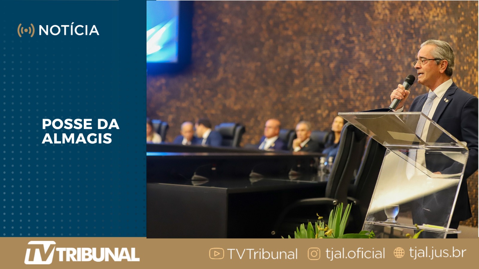 Presidente do TJAL prestigia posse da Almagis e reitera parceria com a entidade de classe