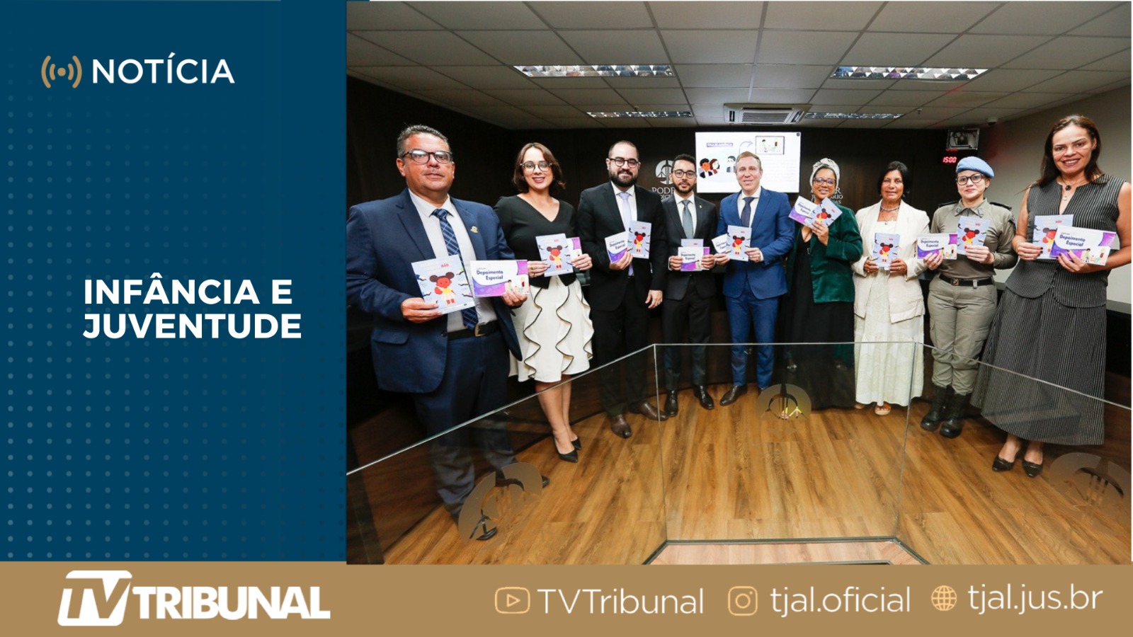 TJAL lança cartilhas para orientação sobre depoimento especial e violência contra crianças