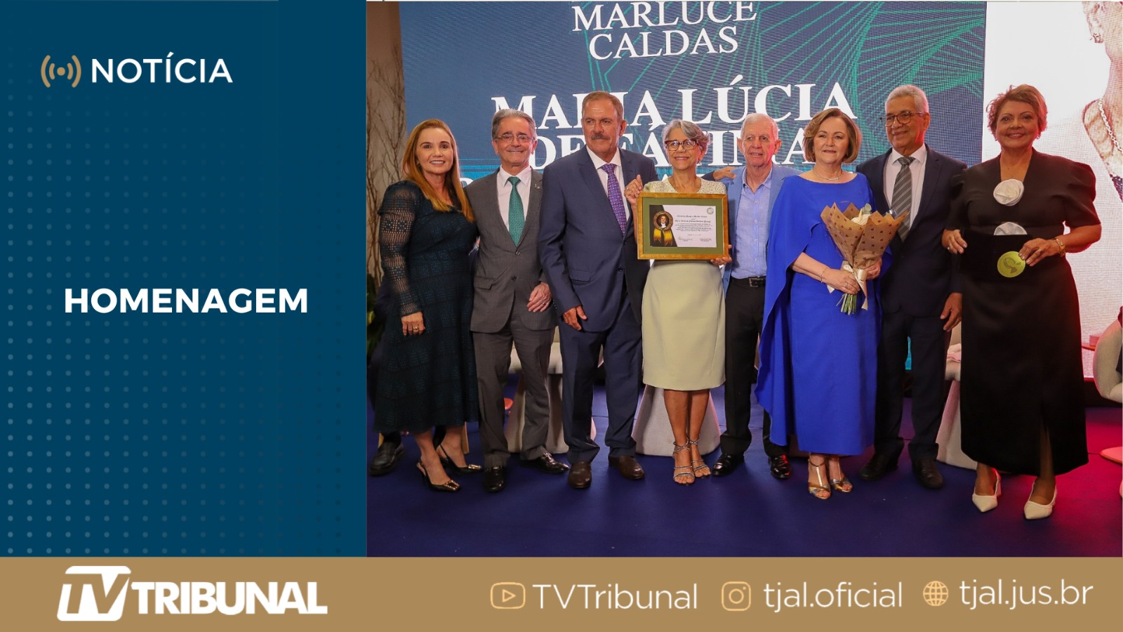 Presidente do TJAL prestigia entrega da Comenda Ministra Marluce Caldas na OAB/AL 