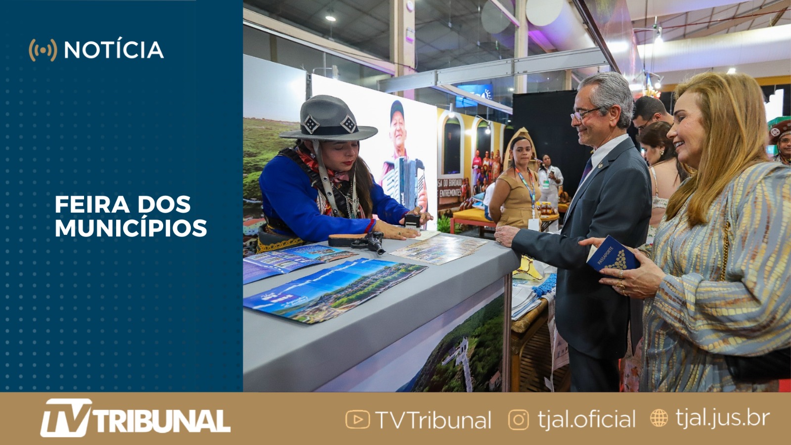 Presidente do TJAL visita Feira dos Municípios Alagoanos