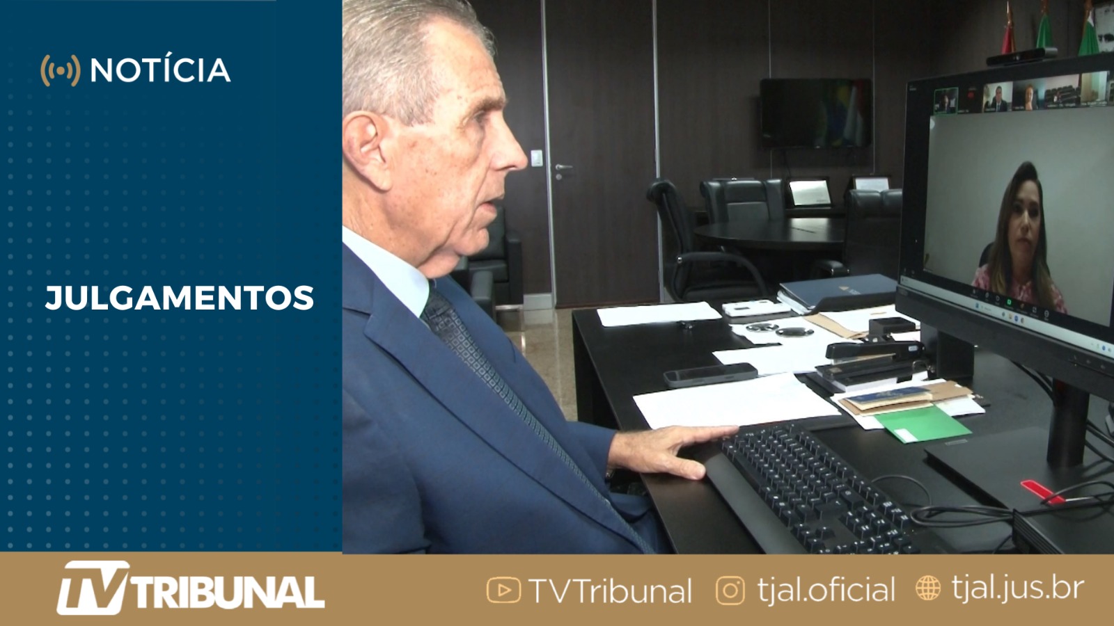 Câmaras cíveis e criminal do TJAL julgam cerca de 1600 processos nesta quarta (4)