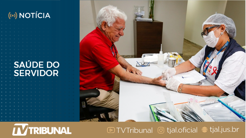 TJAL oferta testes rápidos para detecção de ISTs aos servidores