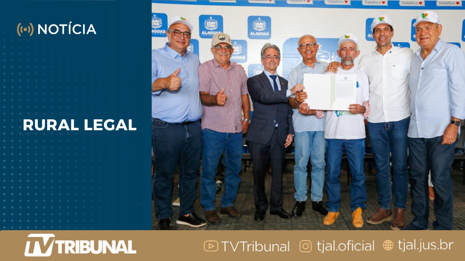 TJAL entrega 318 títulos de propriedade a agricultores de Igaci