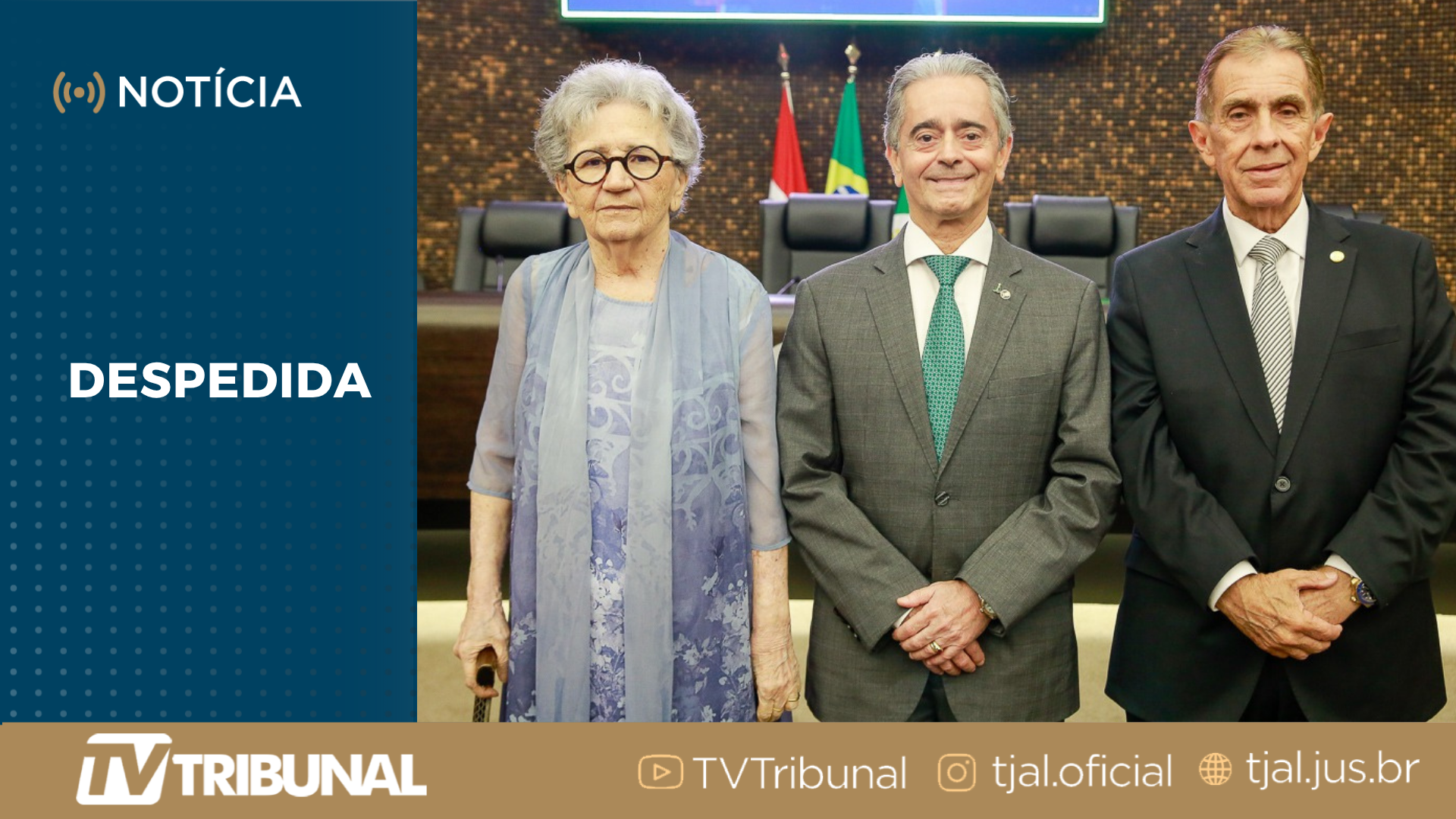Desembargadores Elisabeth Carvalho e Orlando Rocha Filho se despedem do TJAL