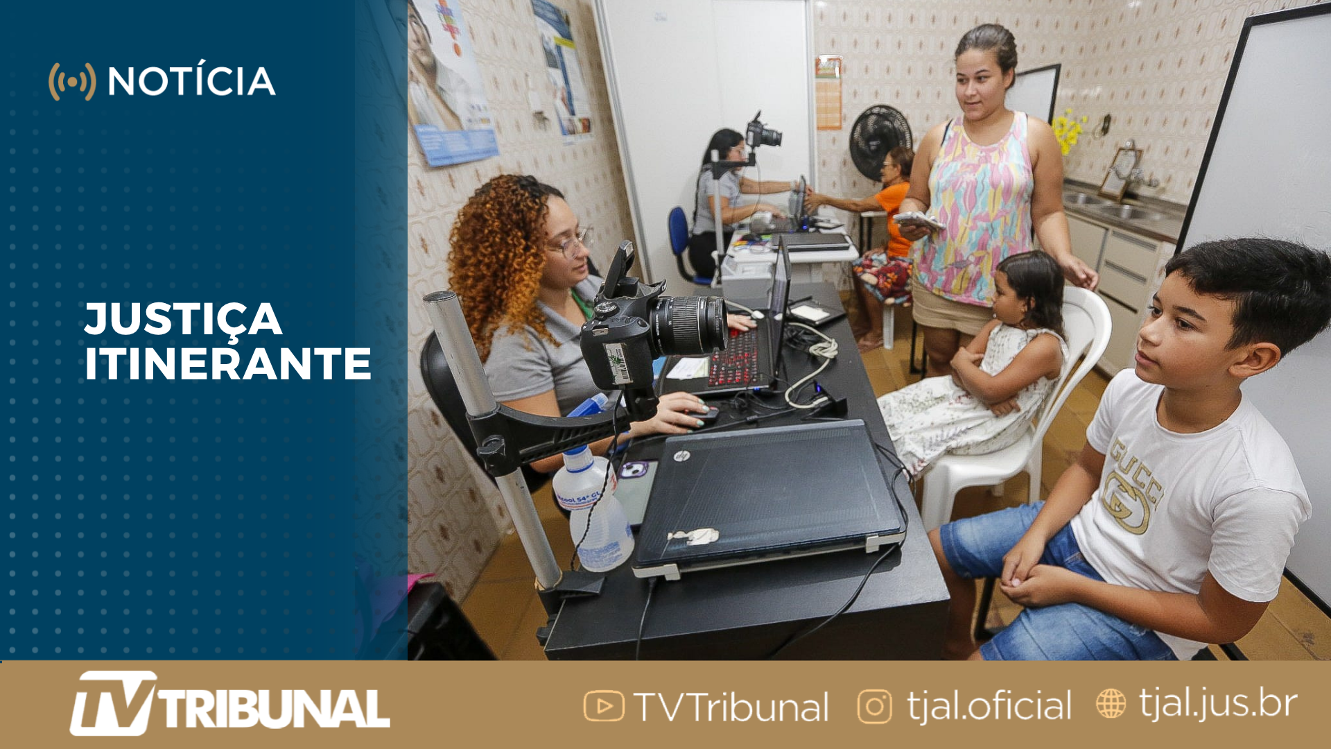 Ação da Justiça Itinerante leva serviços gratuitos para o bairro Santos Dumont