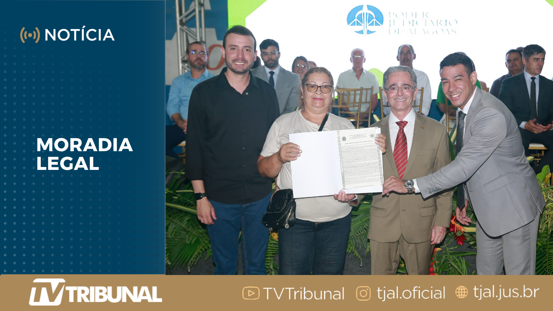 TJAL garante a regularização de 98 imóveis em Anadia