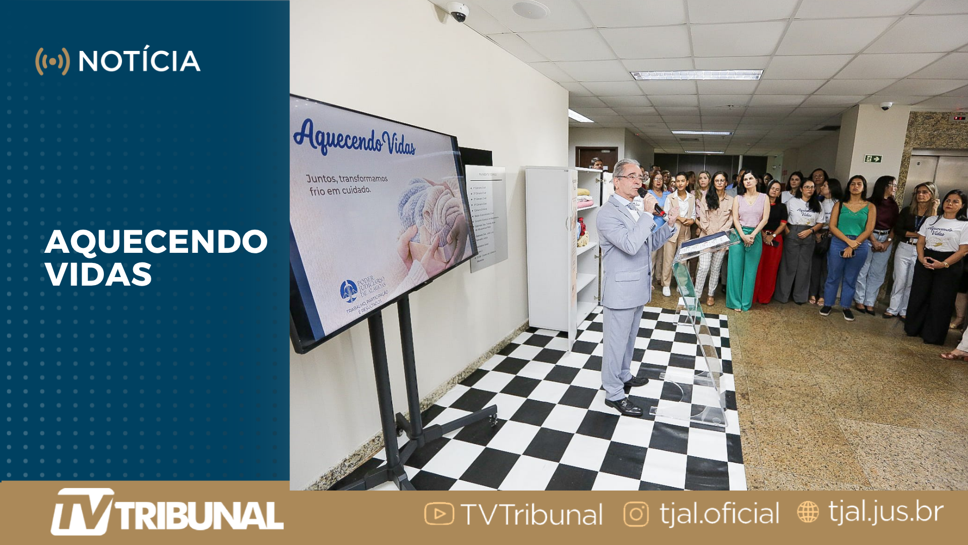 Judiciário lança campanha para arrecadar agasalhos e cobertores para a população carente