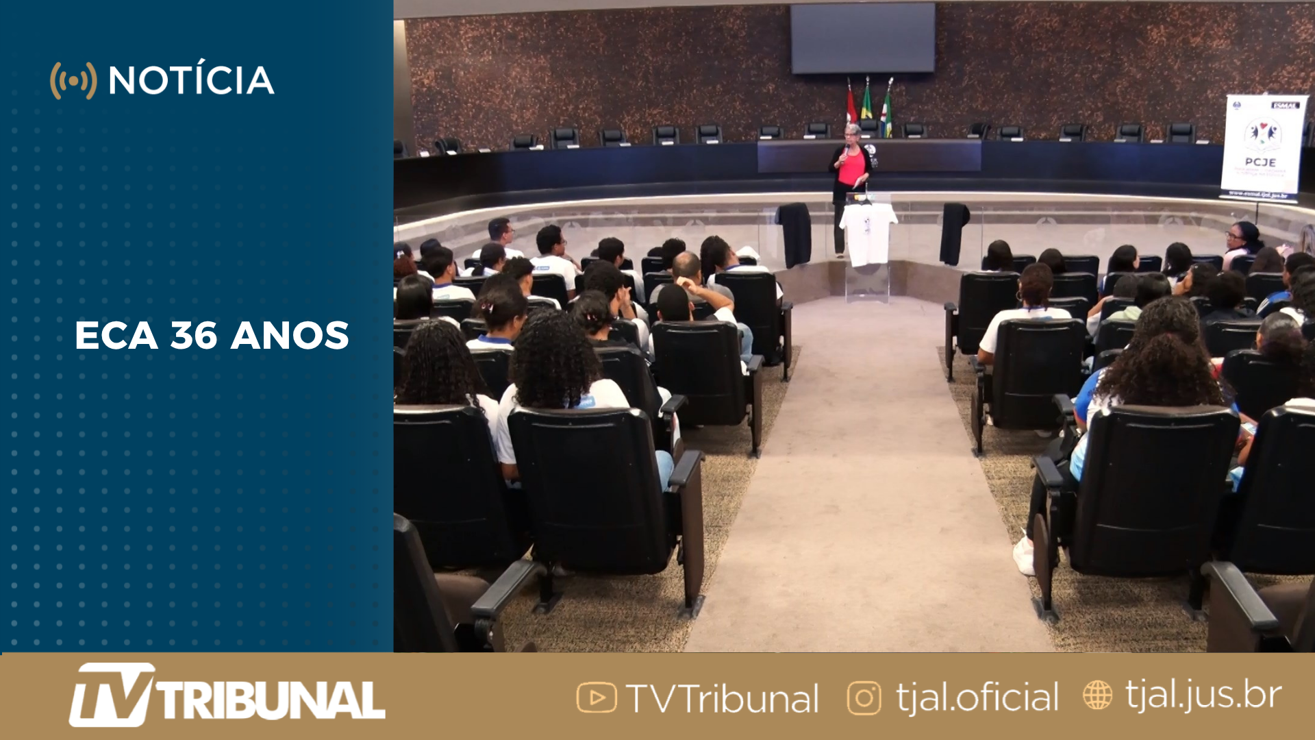 PCJE  reúne mais de 250 estudantes em palestra sobre direitos previstos no ECA 