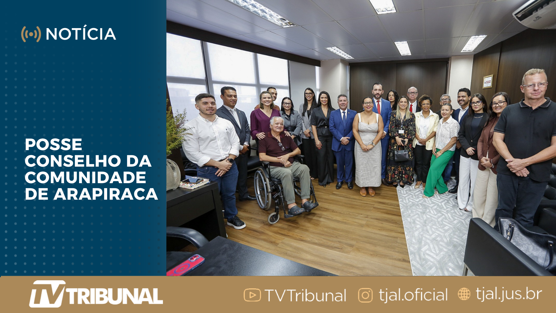 Membros do Conselho da Comunidade da Comarca de Arapiraca são empossados pelo GMF