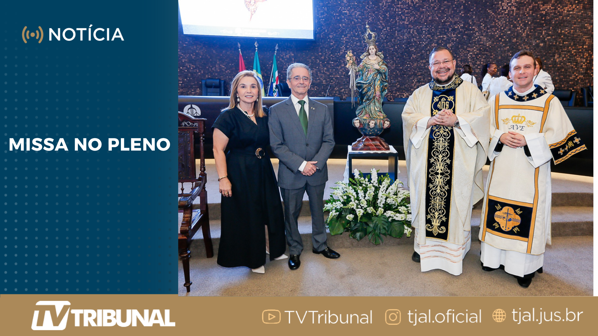 TJAL celebra padroeira de Maceió com missa